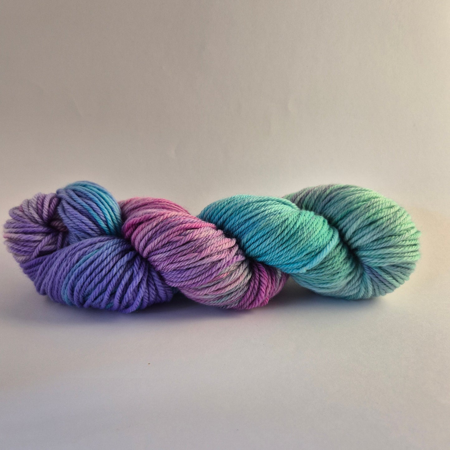 Aurora Borealis – Hand Dyed 100% Merino Yarn (8ply DK, 100g Skein)