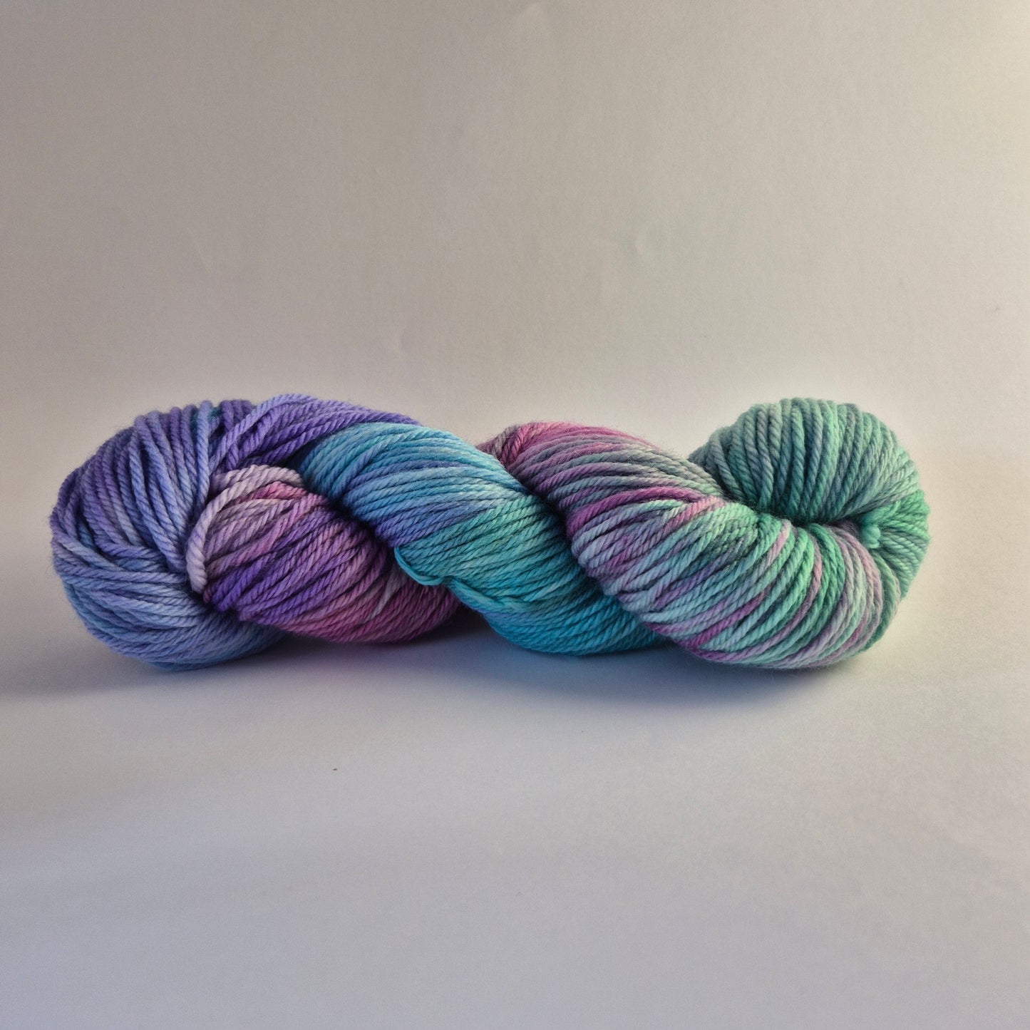 Aurora Borealis – Hand Dyed 100% Merino Yarn (8ply DK, 100g Skein)