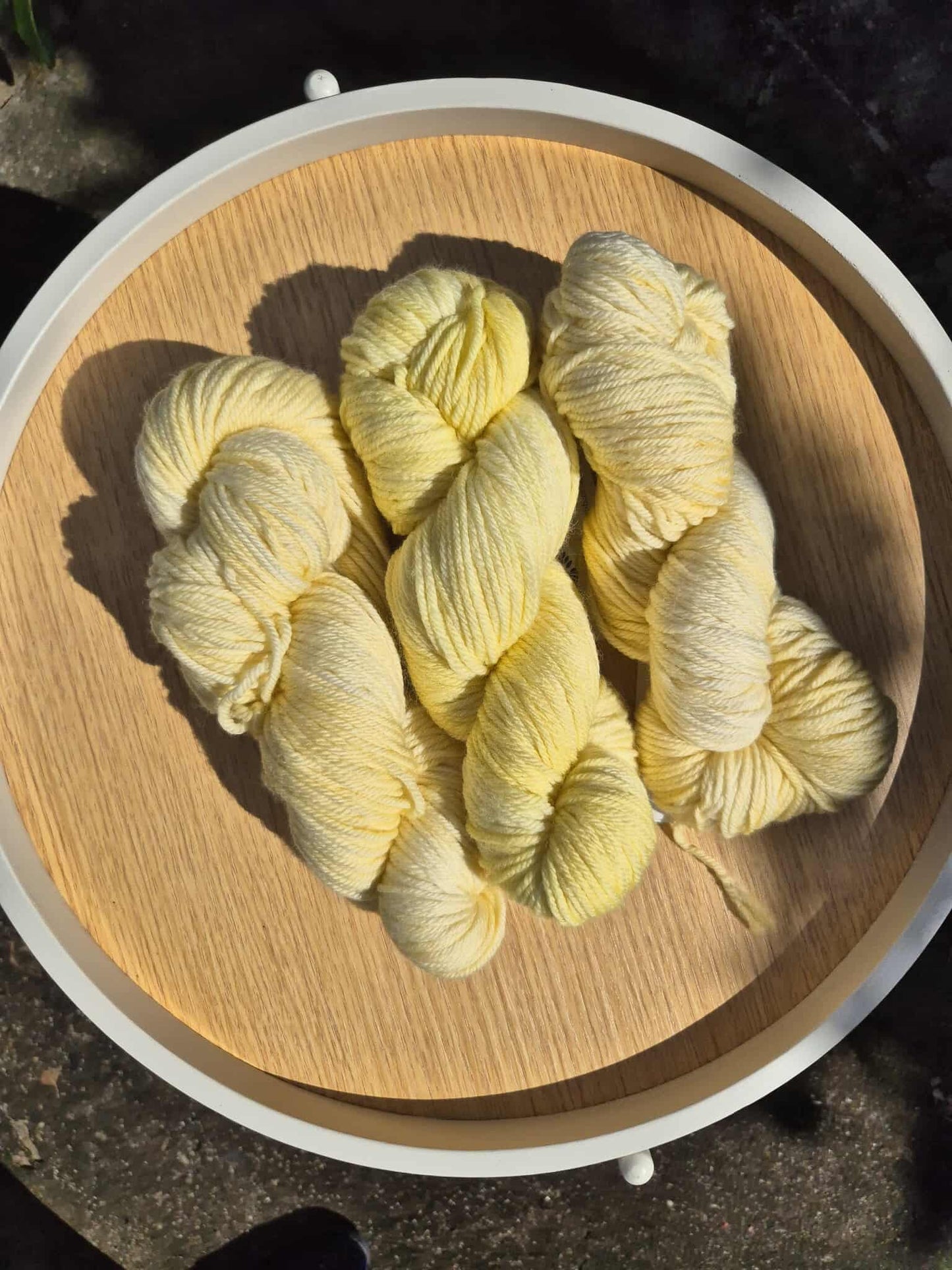 Canary – Hand Dyed 100% Merino Yarn (8ply DK, 100g Skein)