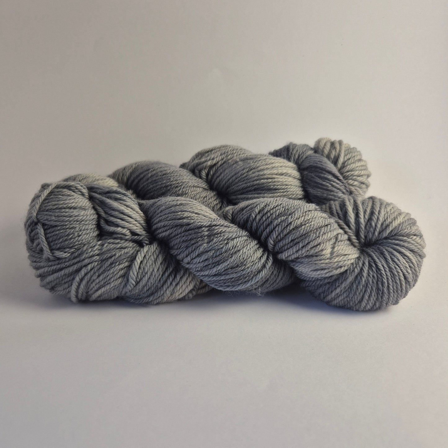 Charcoal – Hand Dyed 100% Merino Yarn (8ply DK, 100g Skein)