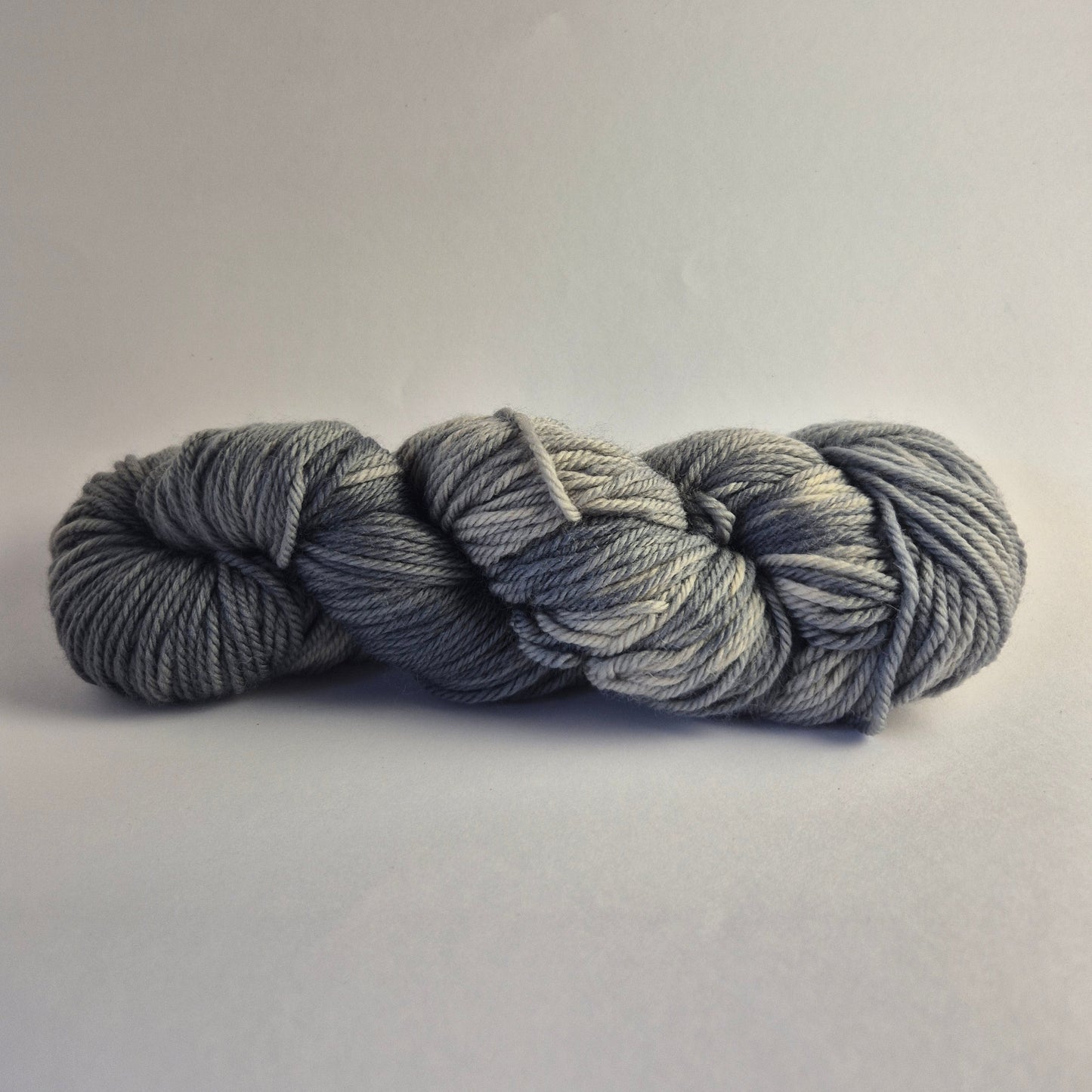 Charcoal – Hand Dyed 100% Merino Yarn (8ply DK, 100g Skein)