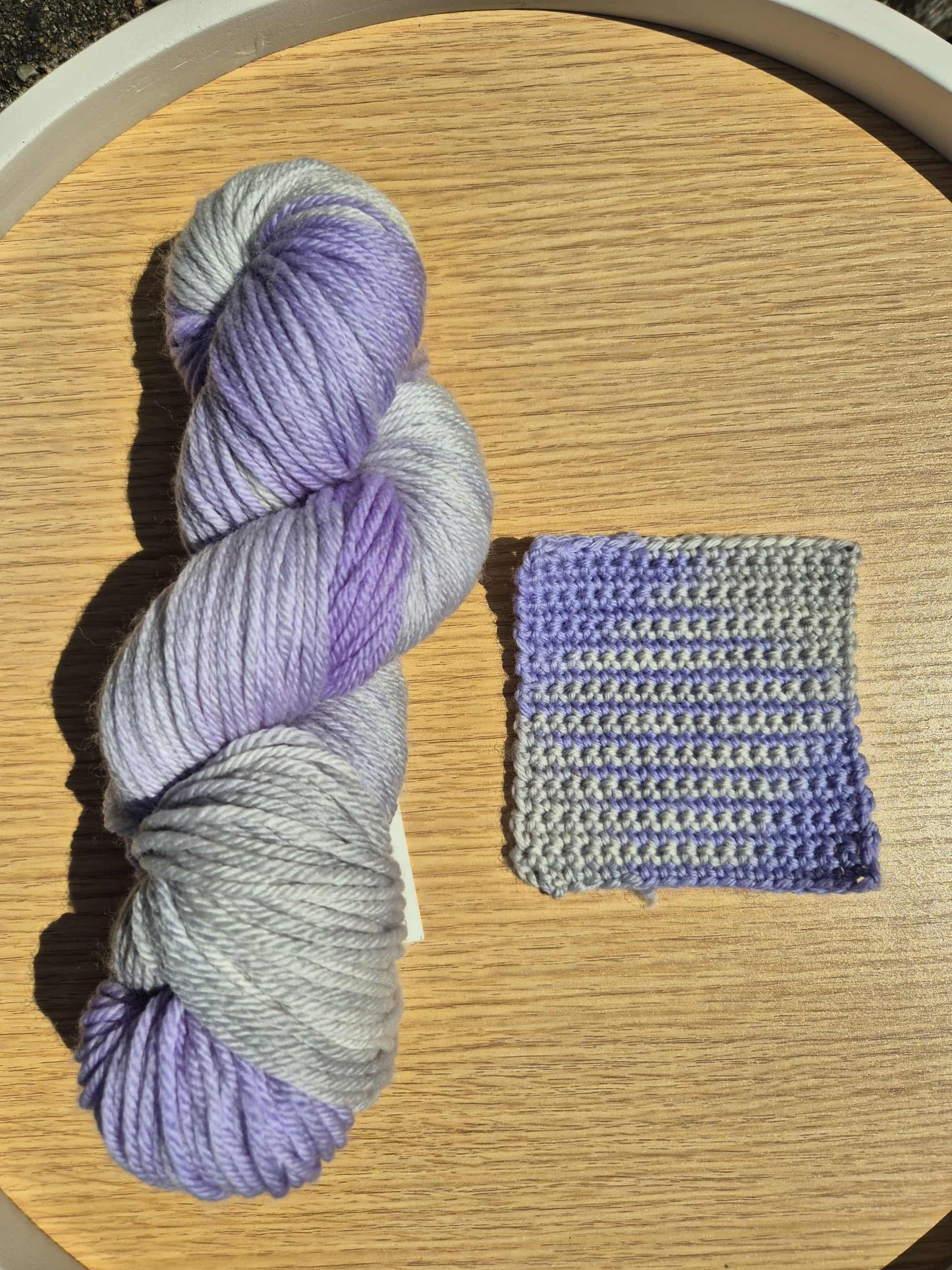 Lavender Fields – Hand Dyed 100% Merino Yarn (8ply DK, 100g Skein)