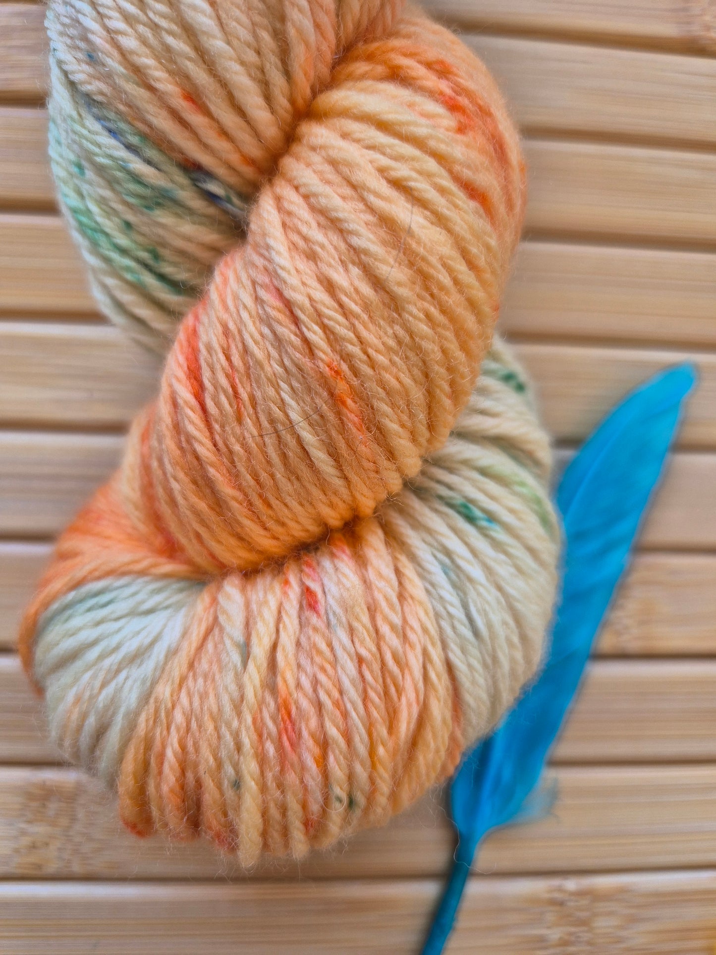 Sun Conure – Hand Dyed 100% Merino Wool | 8ply & 4ply Available