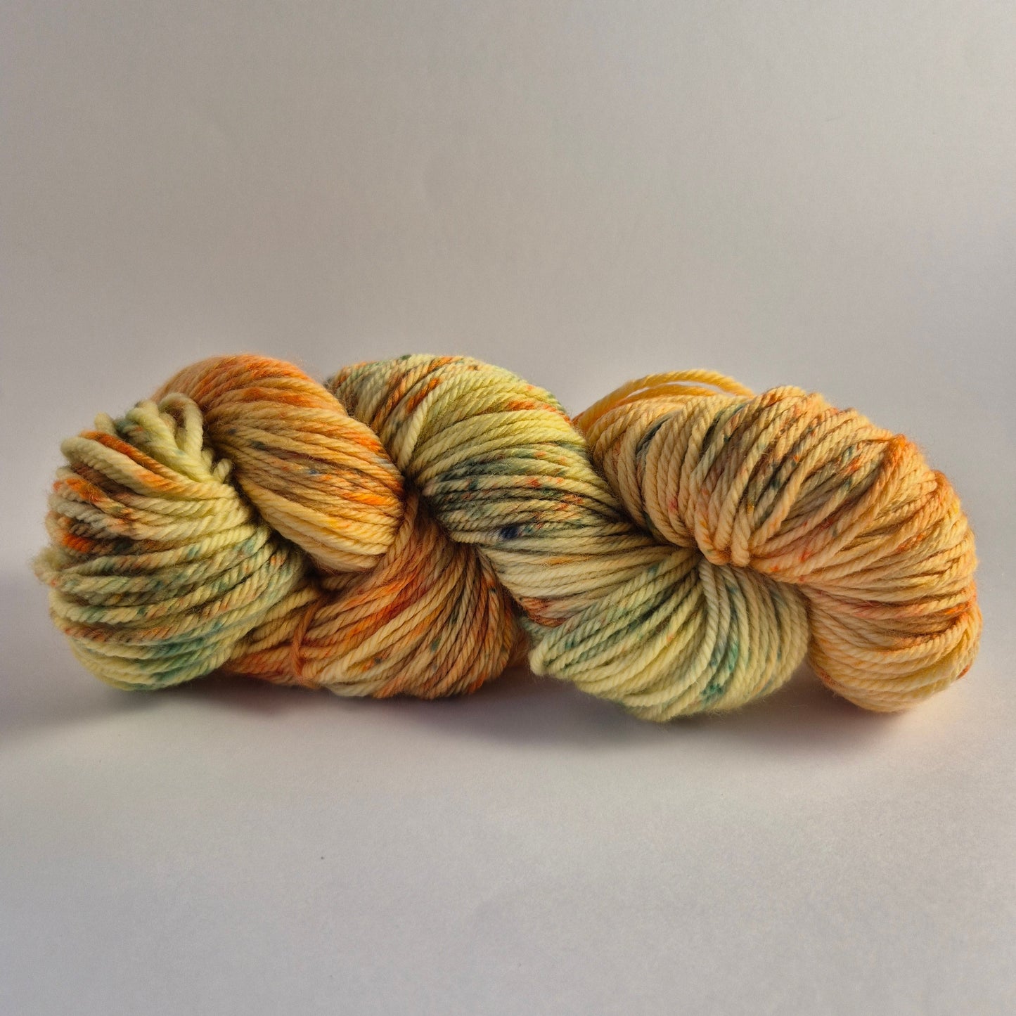 Sun Conure – Hand Dyed 100% Merino Yarn (8ply DK, 100g Skein)