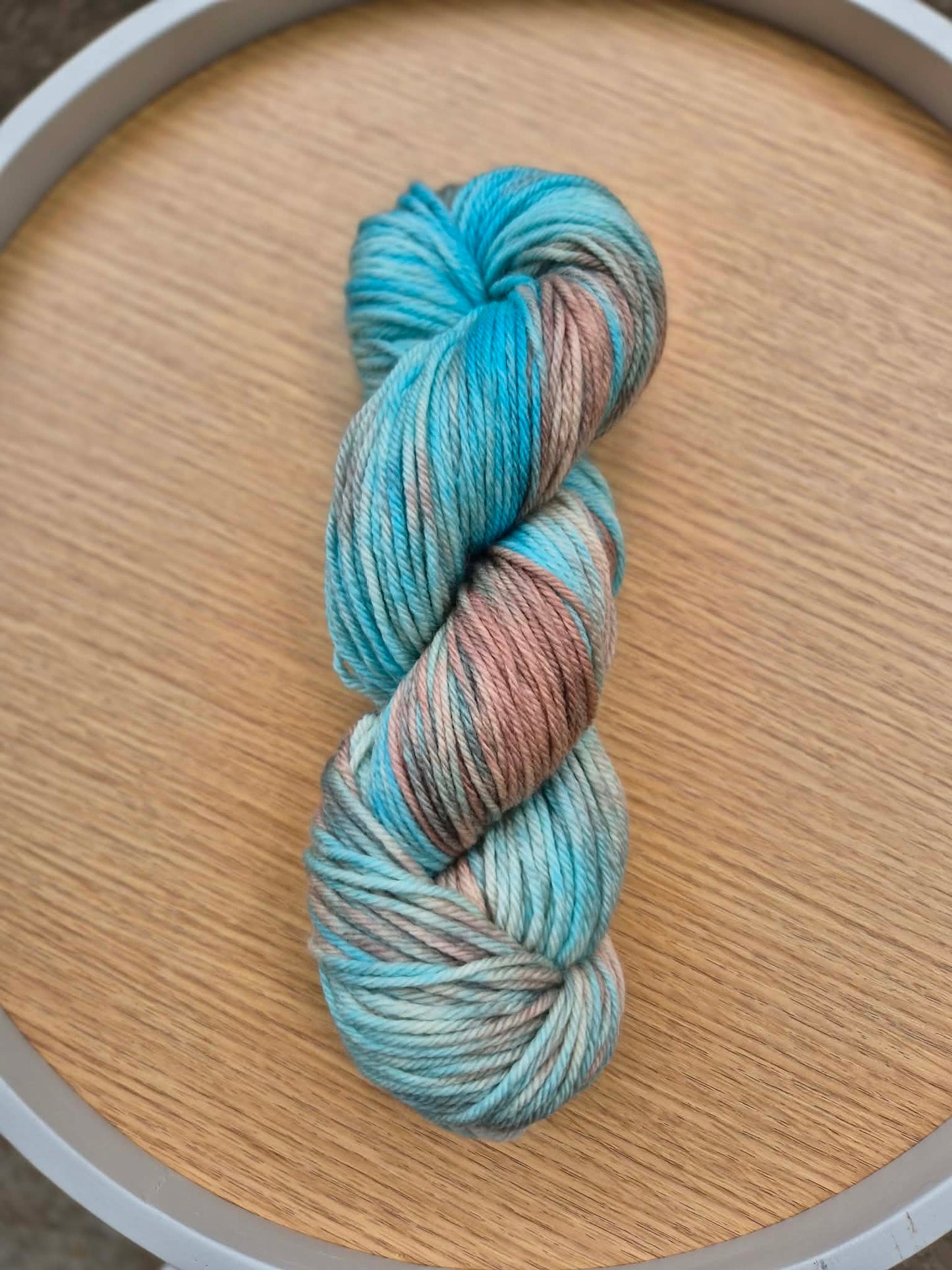Turquoise Latte – Hand Dyed 100% Merino Wool | 8ply & 4ply Available