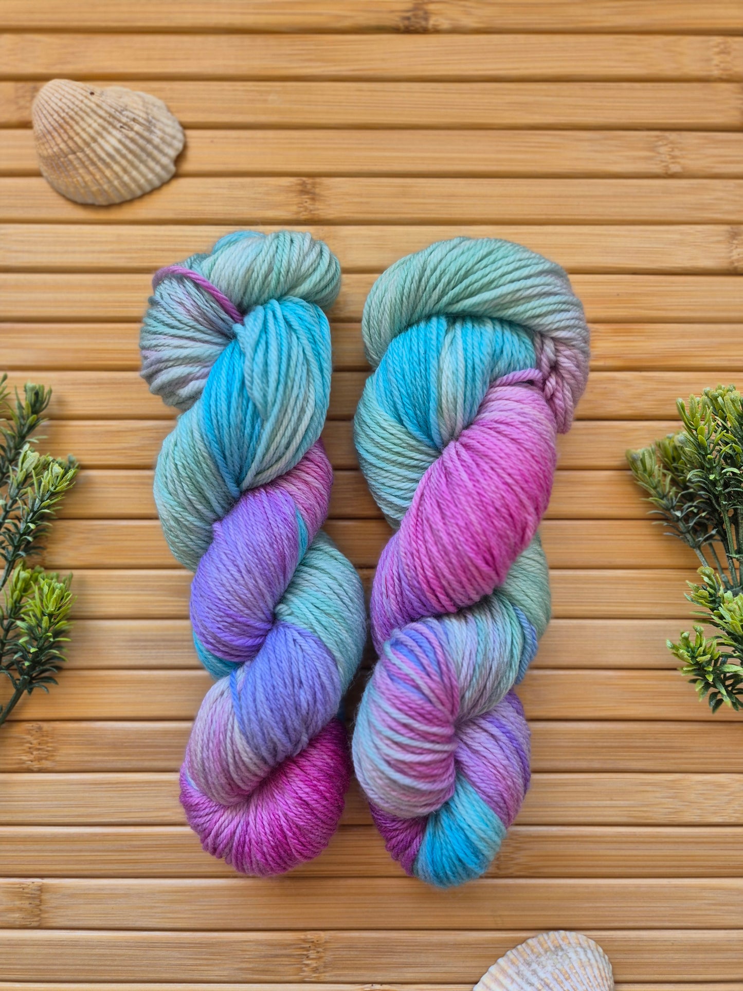 Aurora Borealis – Hand Dyed 100% Merino Wool | 8ply & 4ply Available