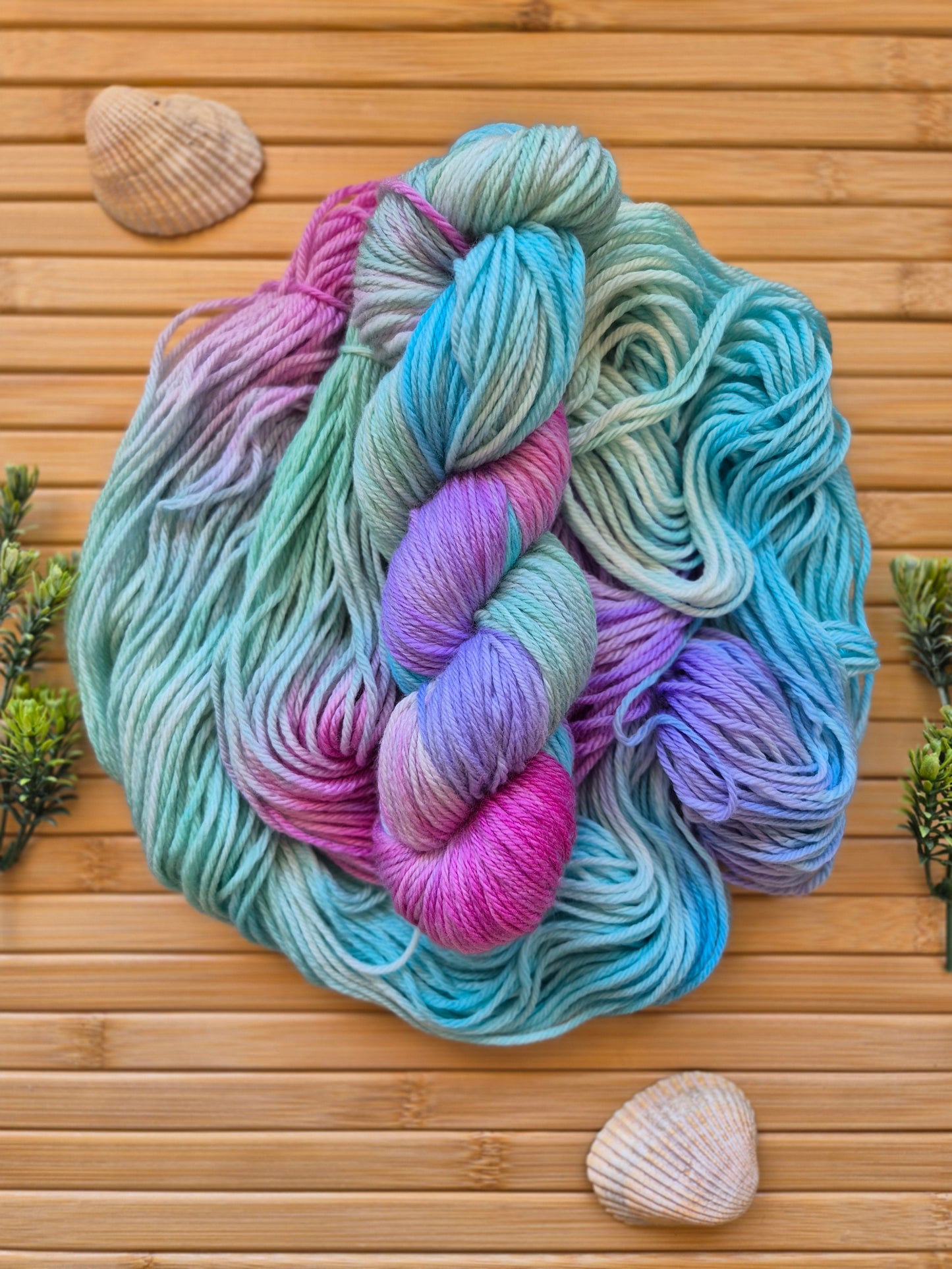 Aurora Borealis – Hand Dyed 100% Merino Wool | 8ply & 4ply Available