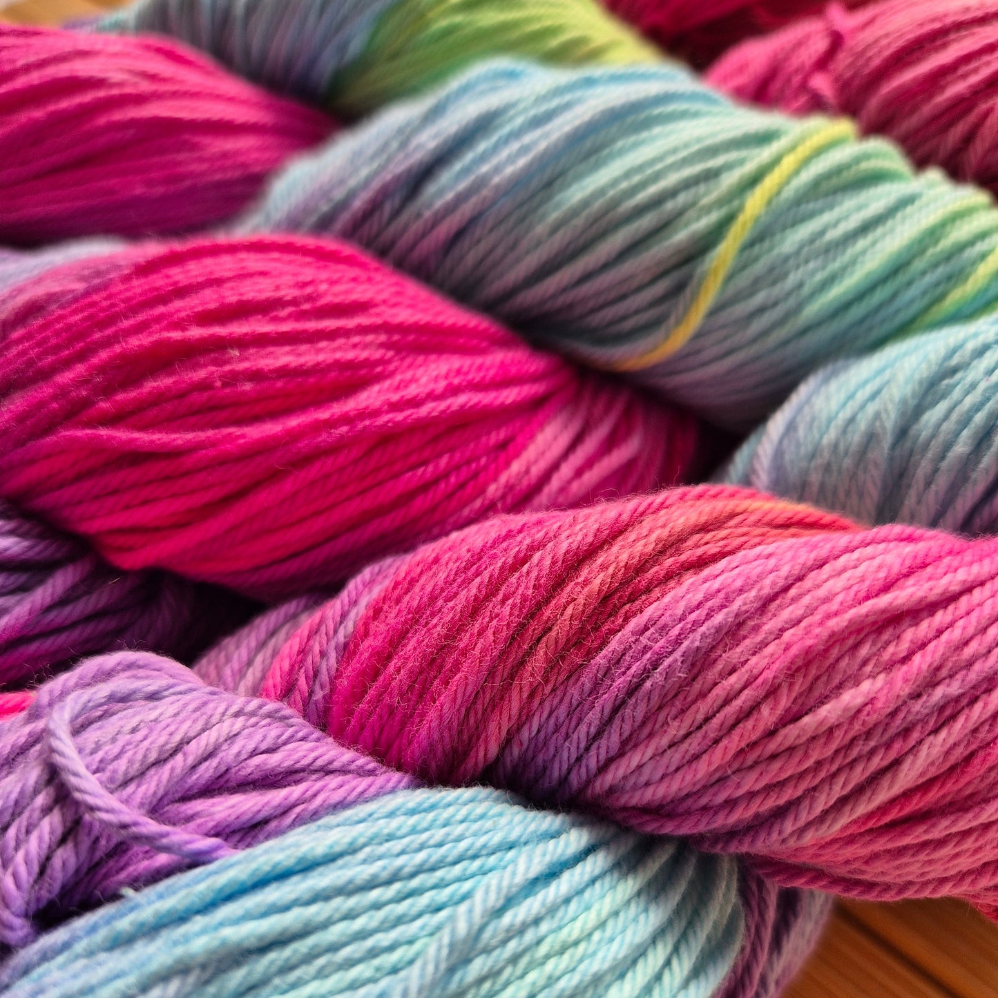 Aurora Borealis – Hand Dyed 100% Cotton Yarn | 8ply