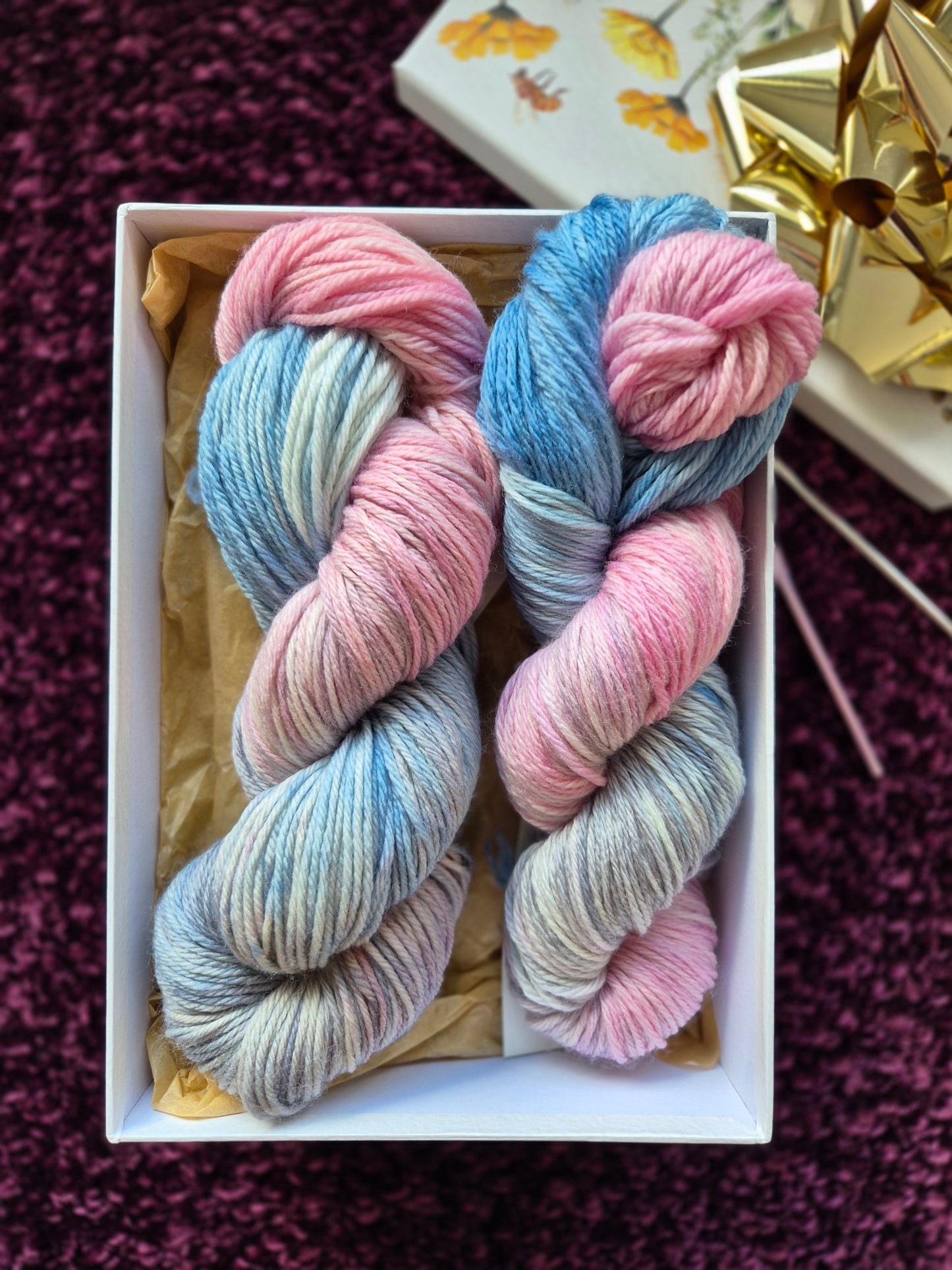 Bourke’s Parrot – Hand Dyed 100% Merino Wool | 8ply & 4ply Available