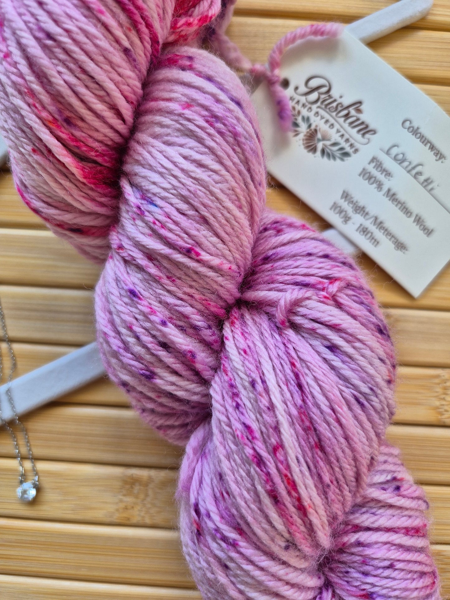 Confetti – Hand Dyed 100% Merino Wool | 8ply & 4ply Available