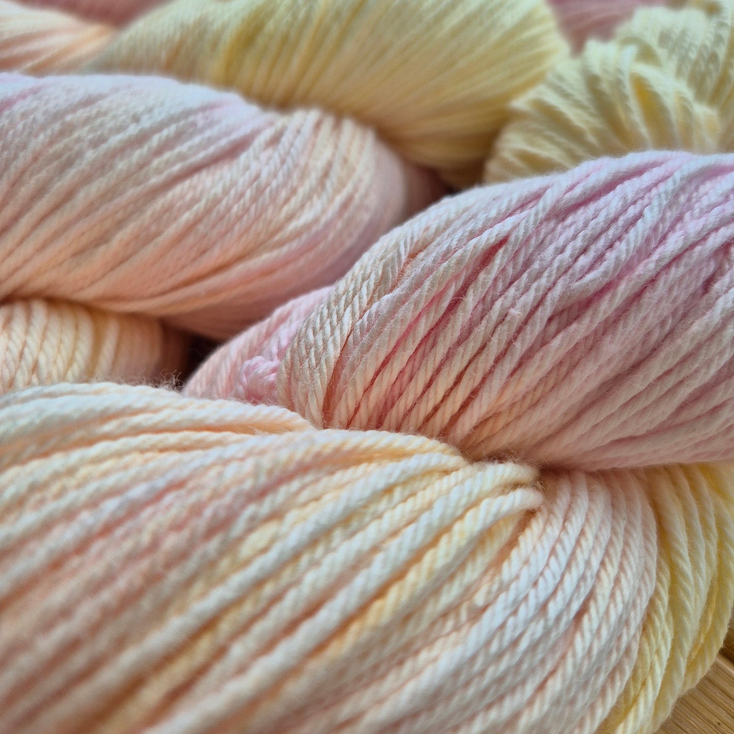 Cotton Candy – Hand Dyed 100% Cotton Yarn | 8ply