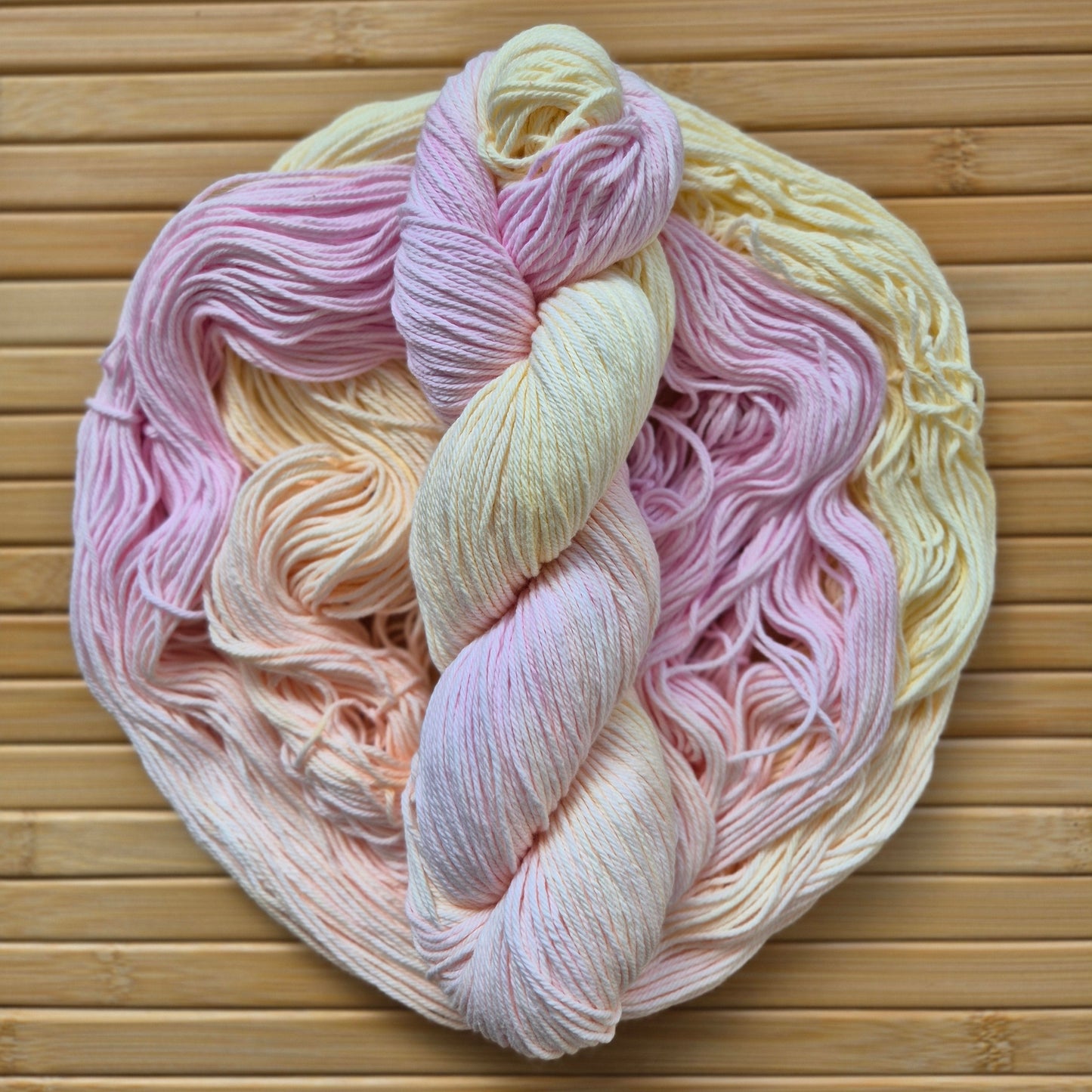 Cotton Candy – Hand Dyed 100% Cotton Yarn | 8ply