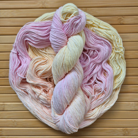 Cotton Candy – Hand Dyed 100% Cotton Yarn | 8ply