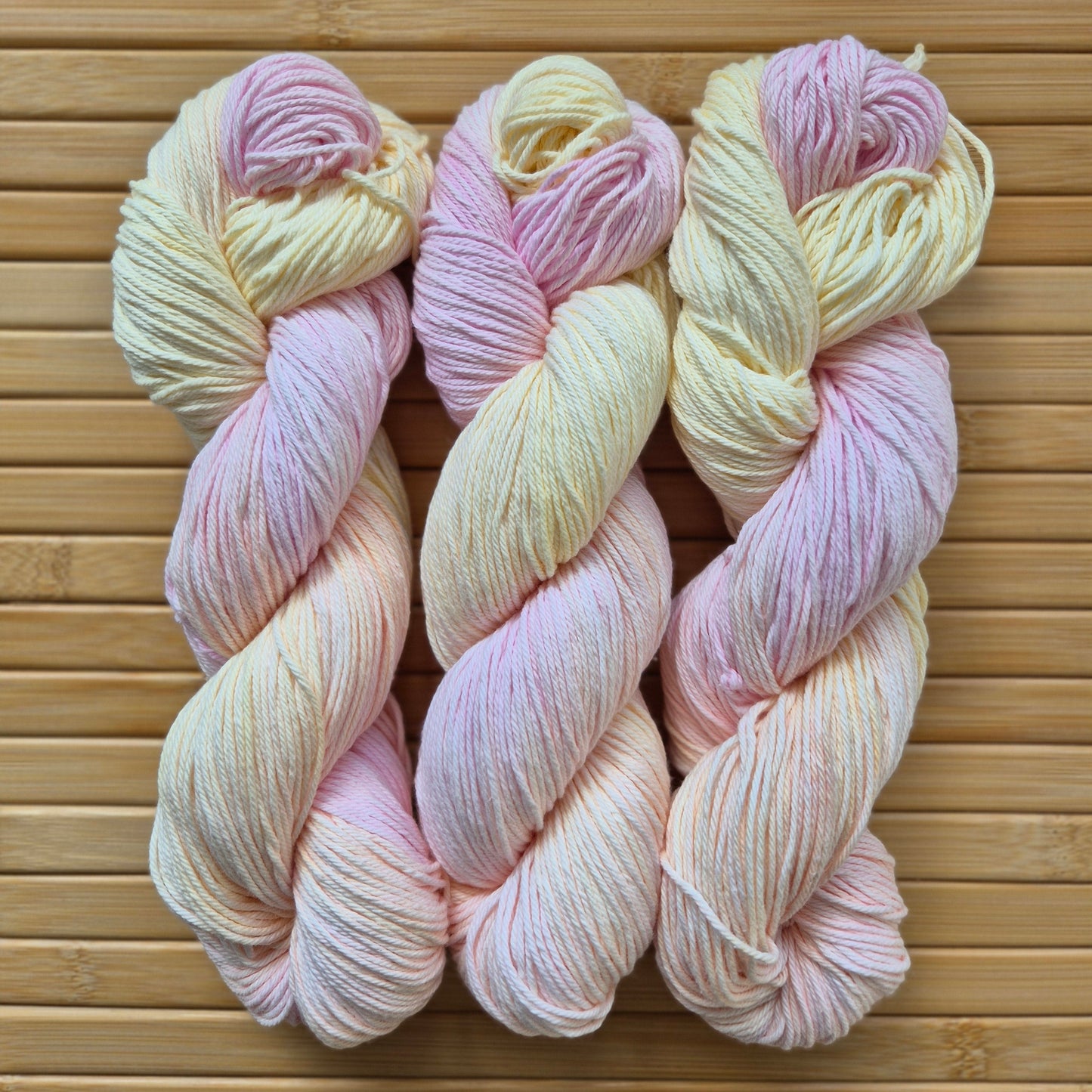 Cotton Candy – Hand Dyed 100% Cotton Yarn | 8ply