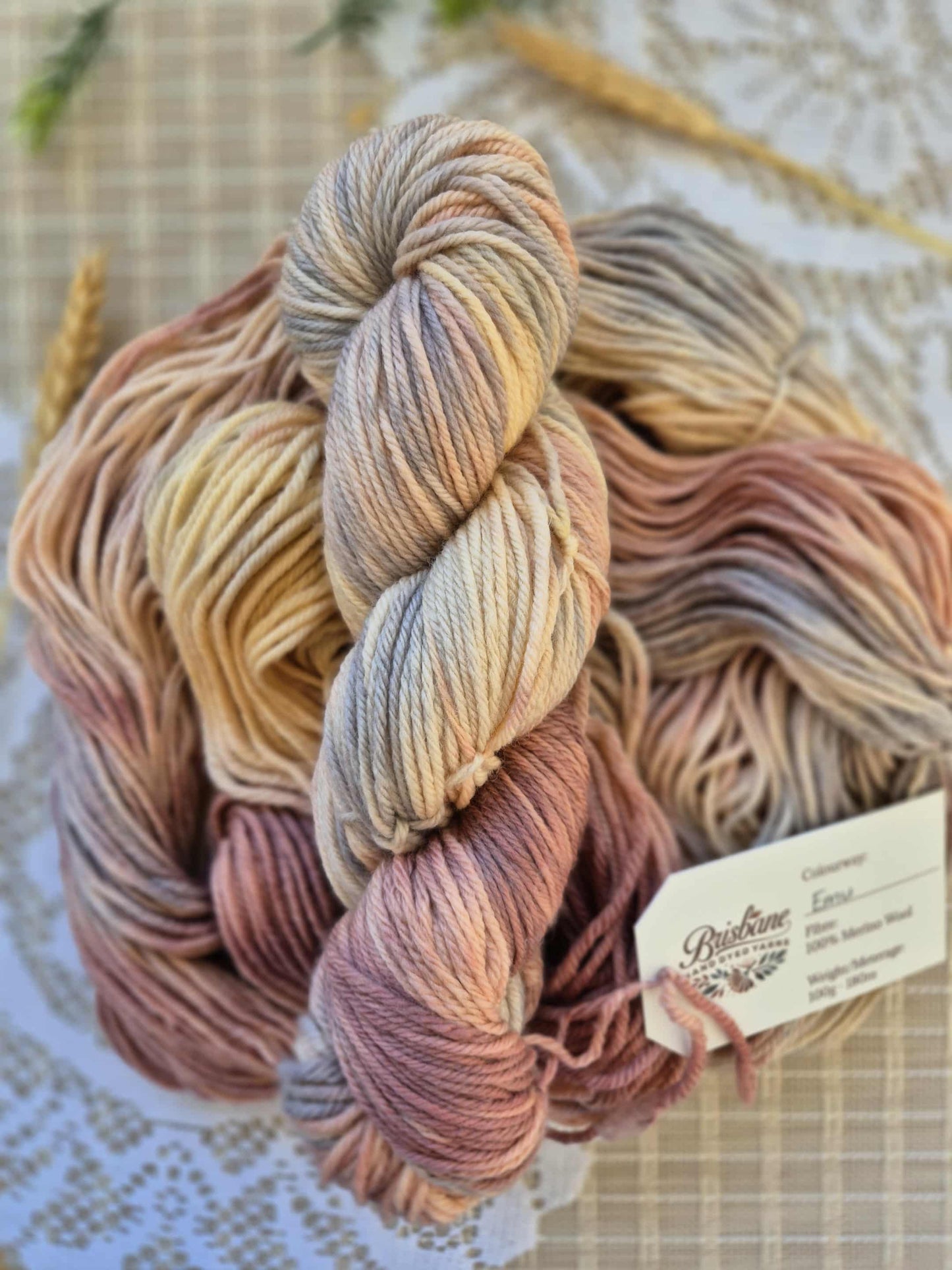 Emu – Hand Dyed 100% Merino Wool | 8ply & 4ply Available
