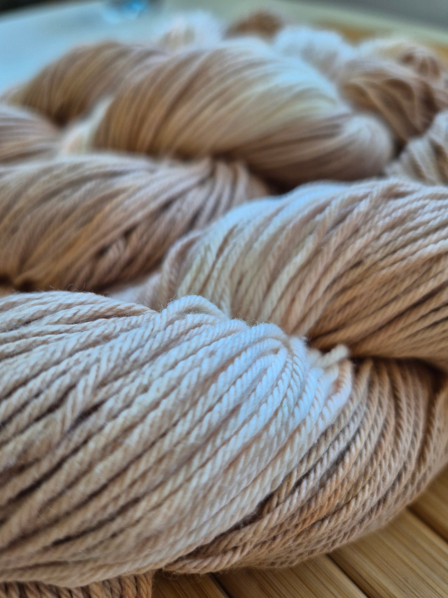 Jersey Caramel – Hand Dyed 100% Cotton Yarn | 8ply