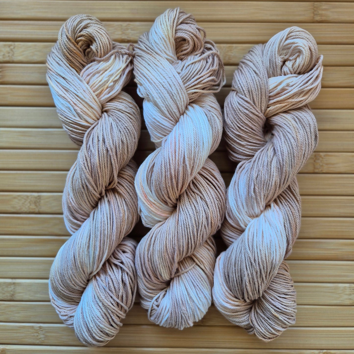 Jersey Caramel – Hand Dyed 100% Cotton Yarn | 8ply