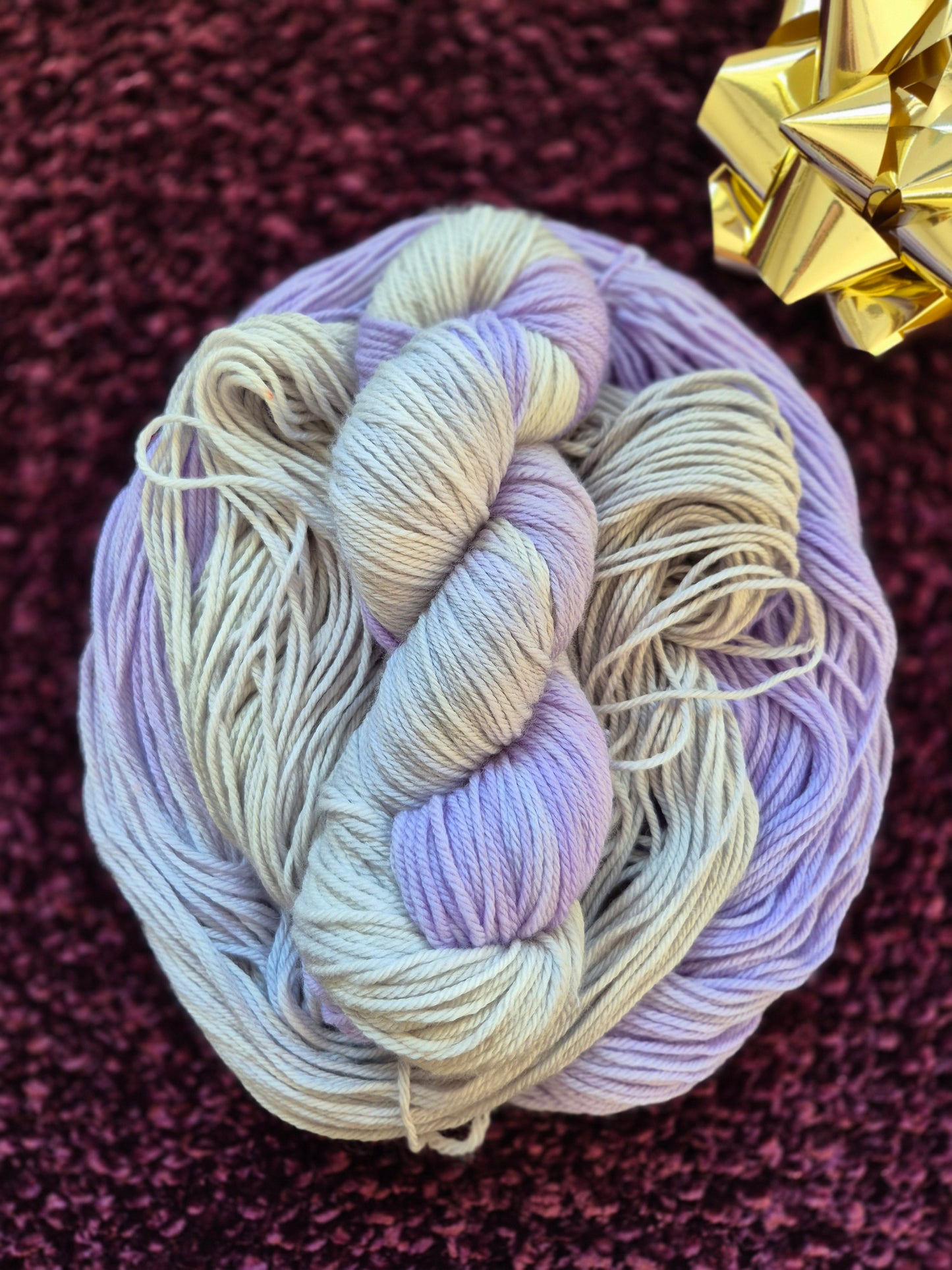 Lavender Fields – Hand Dyed 100% Merino Wool | 8ply & 4ply Available