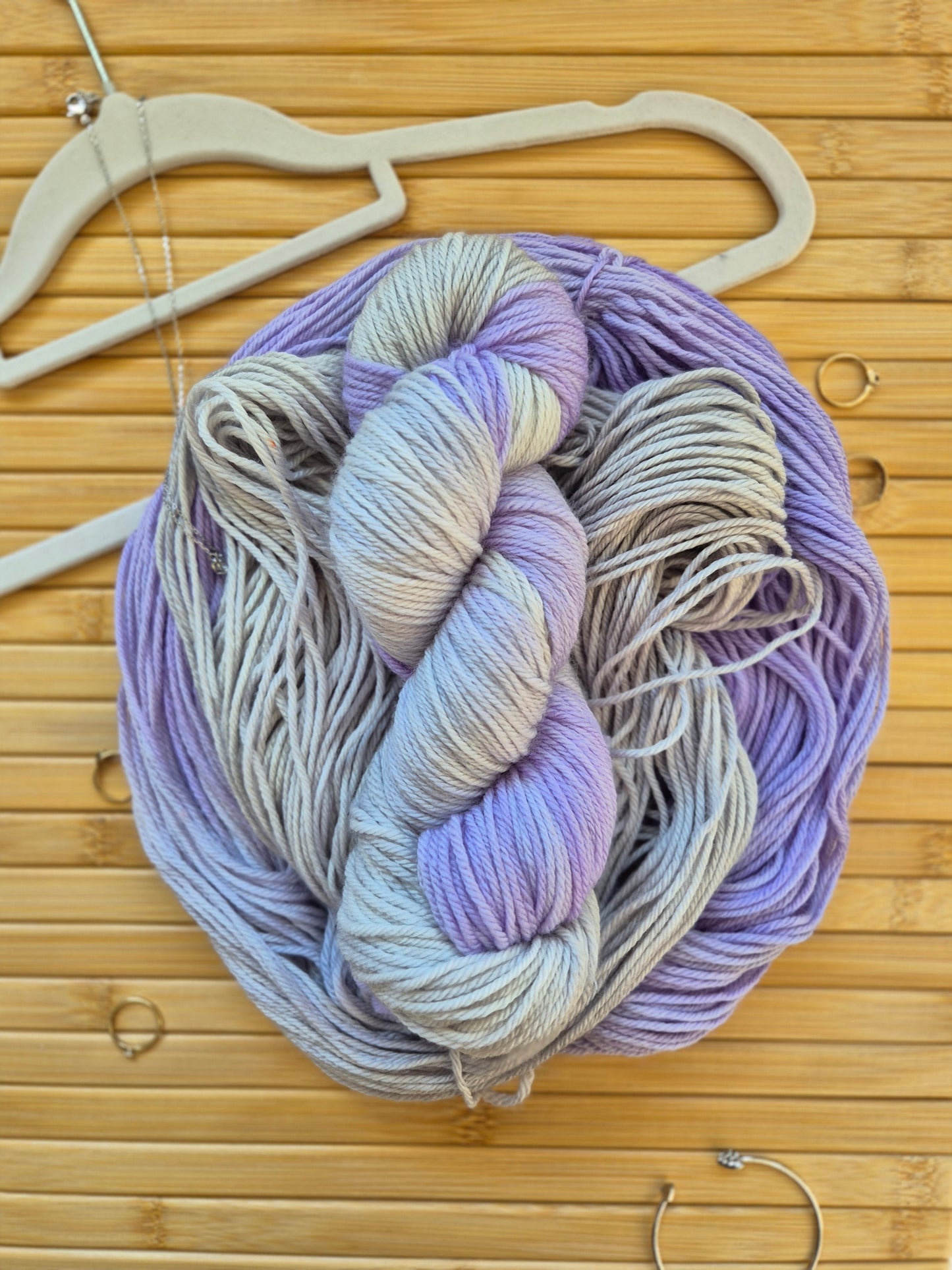Lavender Fields – Hand Dyed 100% Merino Wool | 8ply & 4ply Available