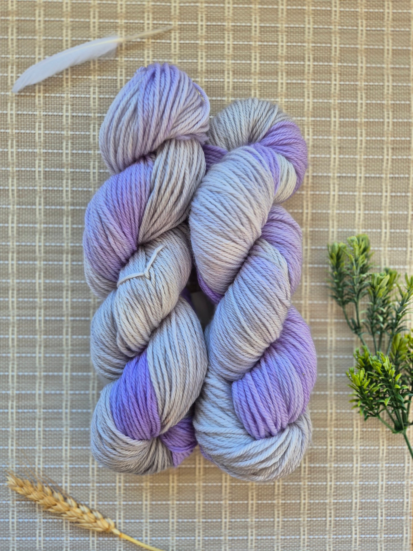 Lavender Fields – Hand Dyed 100% Merino Wool | 8ply & 4ply Available