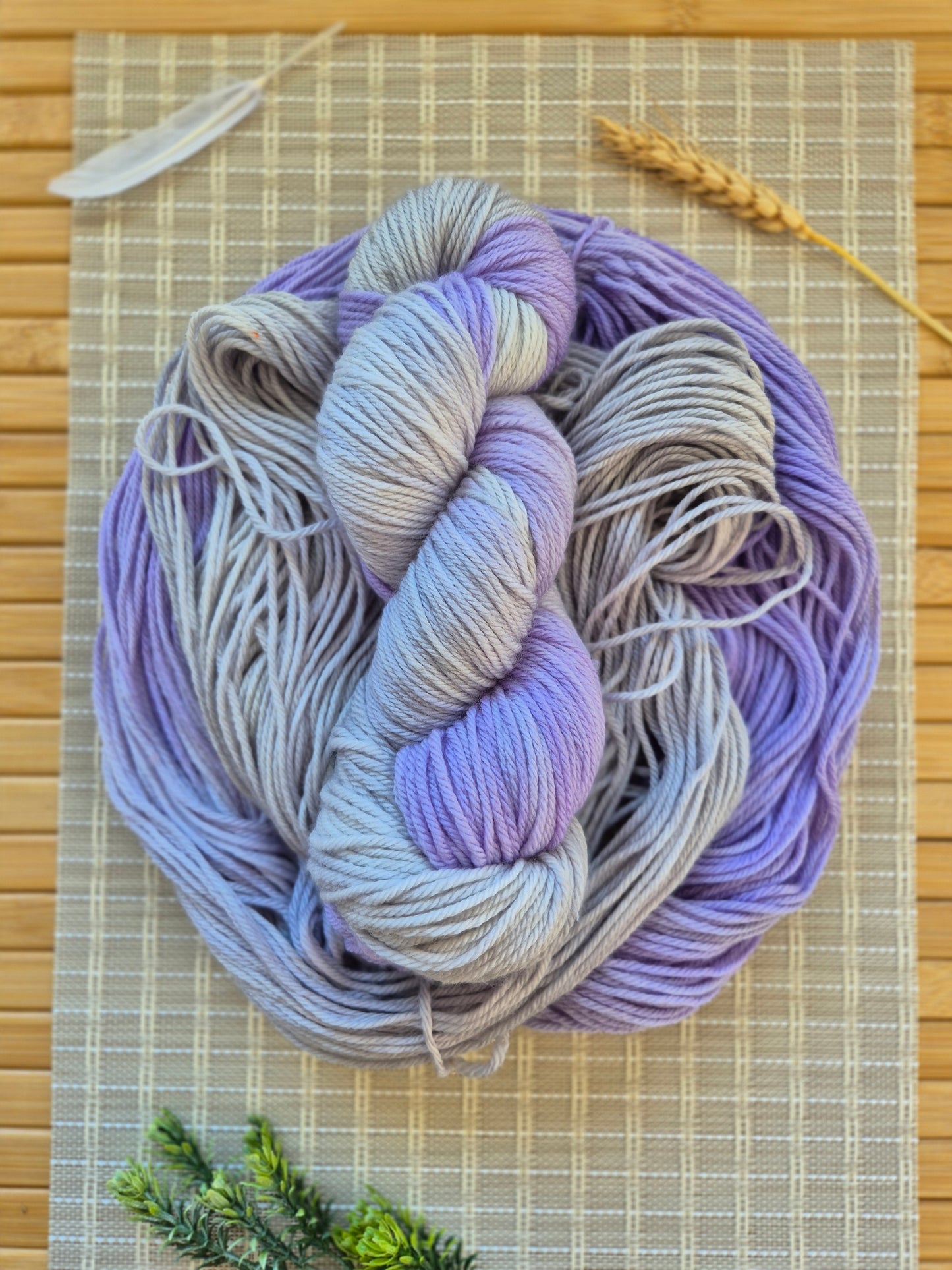 Lavender Fields – Hand Dyed 100% Merino Wool | 8ply & 4ply Available