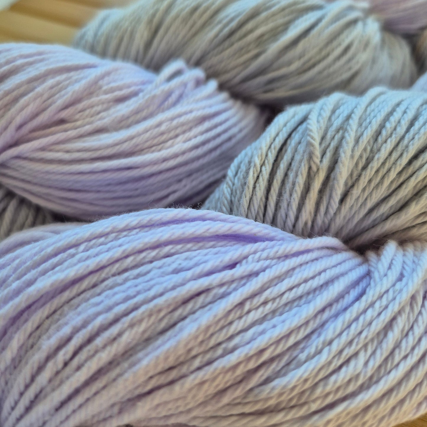 Lavender Fields – Hand Dyed 100% Cotton Yarn | 8ply