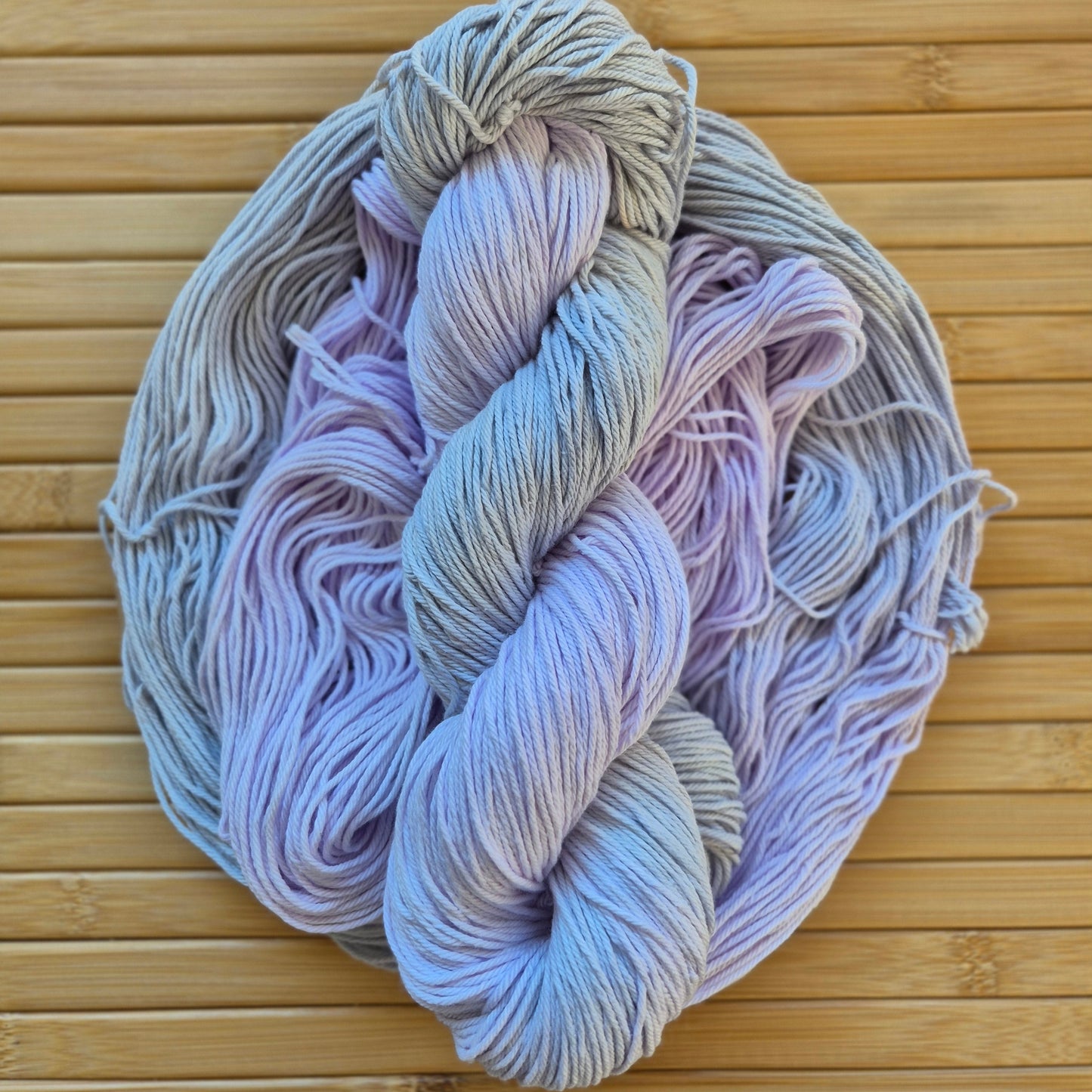 Lavender Fields – Hand Dyed 100% Cotton Yarn | 8ply