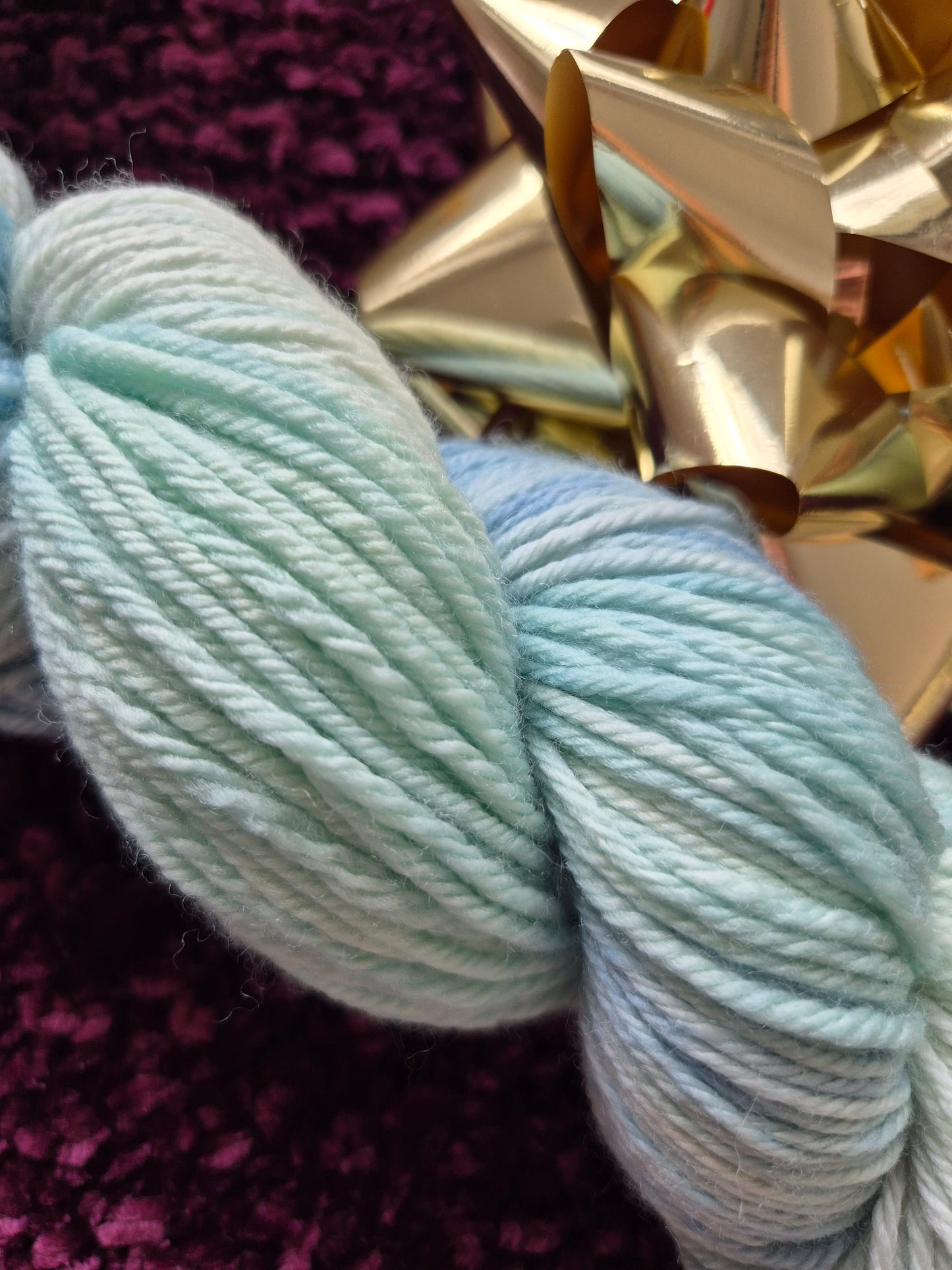Sea Foam – Hand Dyed 100% Merino Wool | 8ply & 4ply Available