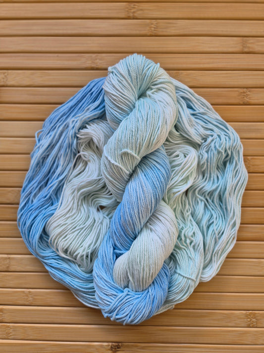 Seafoam – Hand Dyed 100% Cotton Yarn | 8ply