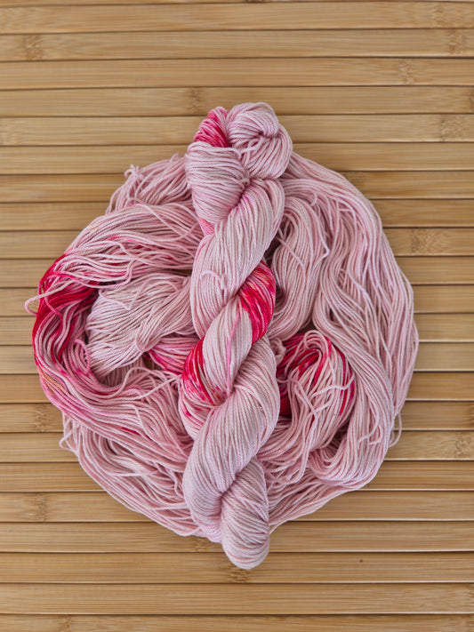 Strawberries & Cream — 100% Peruvian Pima Cotton (DK/8ply)