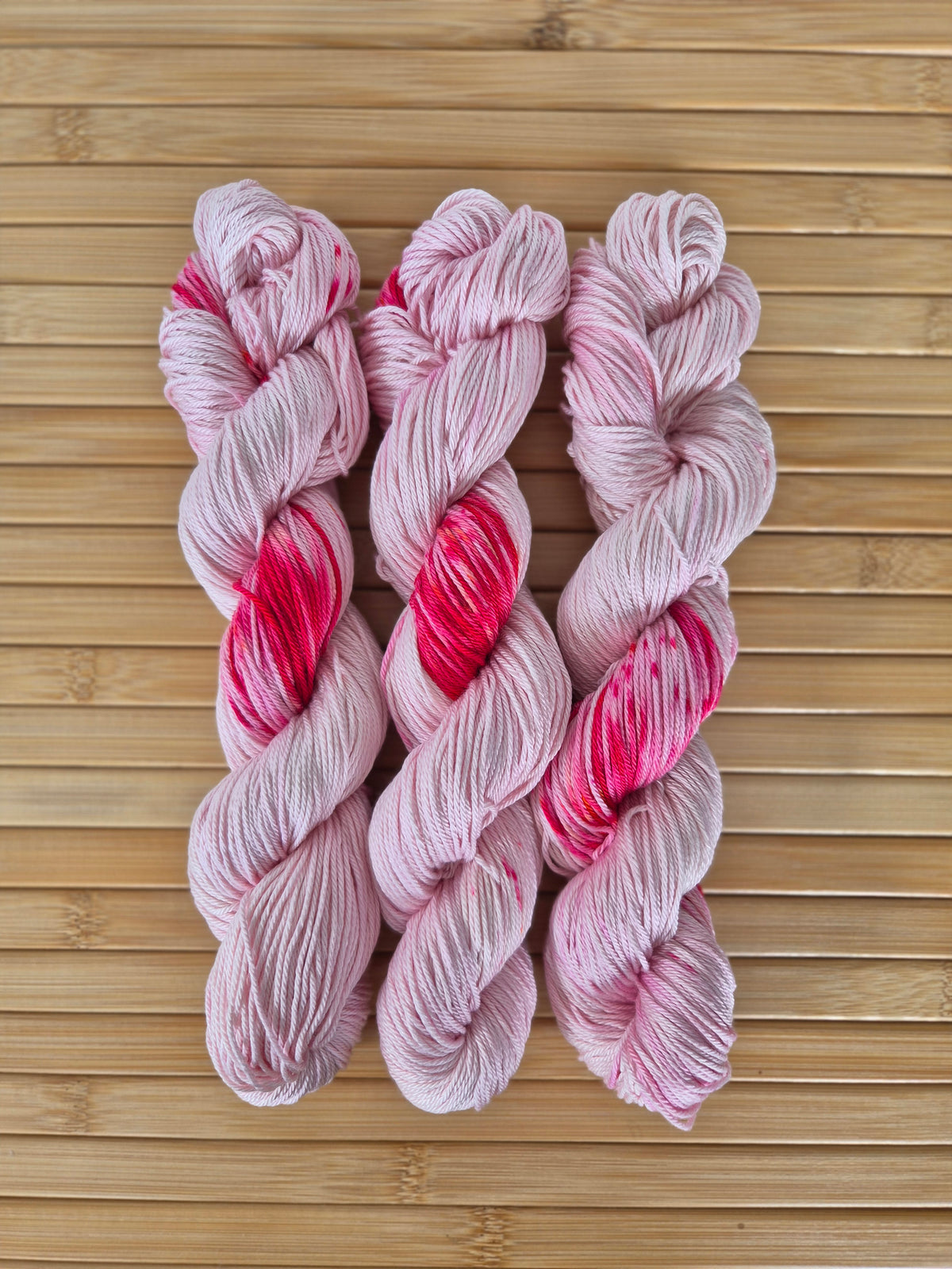 Strawberries & Cream — 100% Peruvian Pima Cotton (DK/8ply)