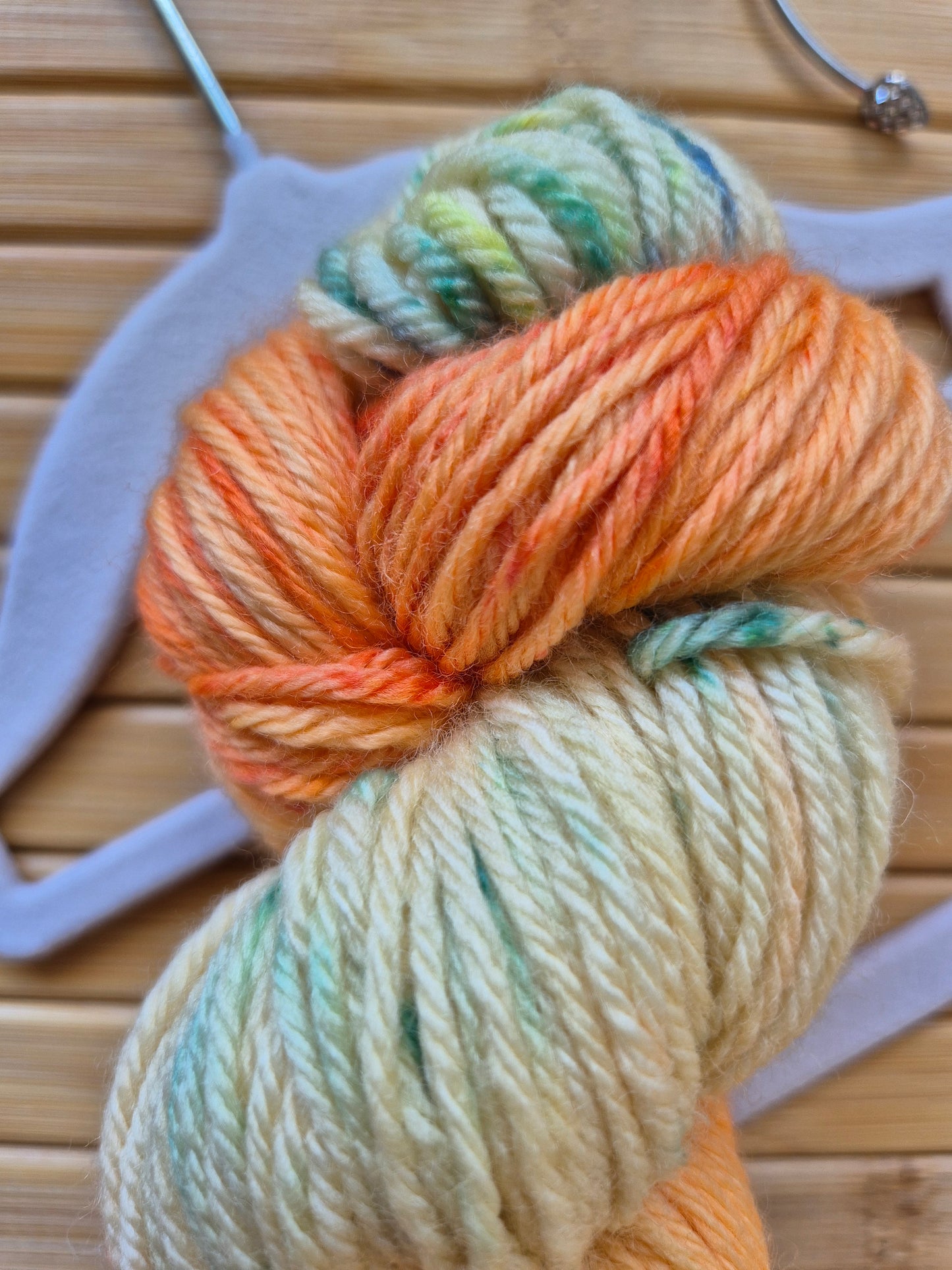Sun Conure – Hand Dyed 100% Merino Wool | 8ply & 4ply Available