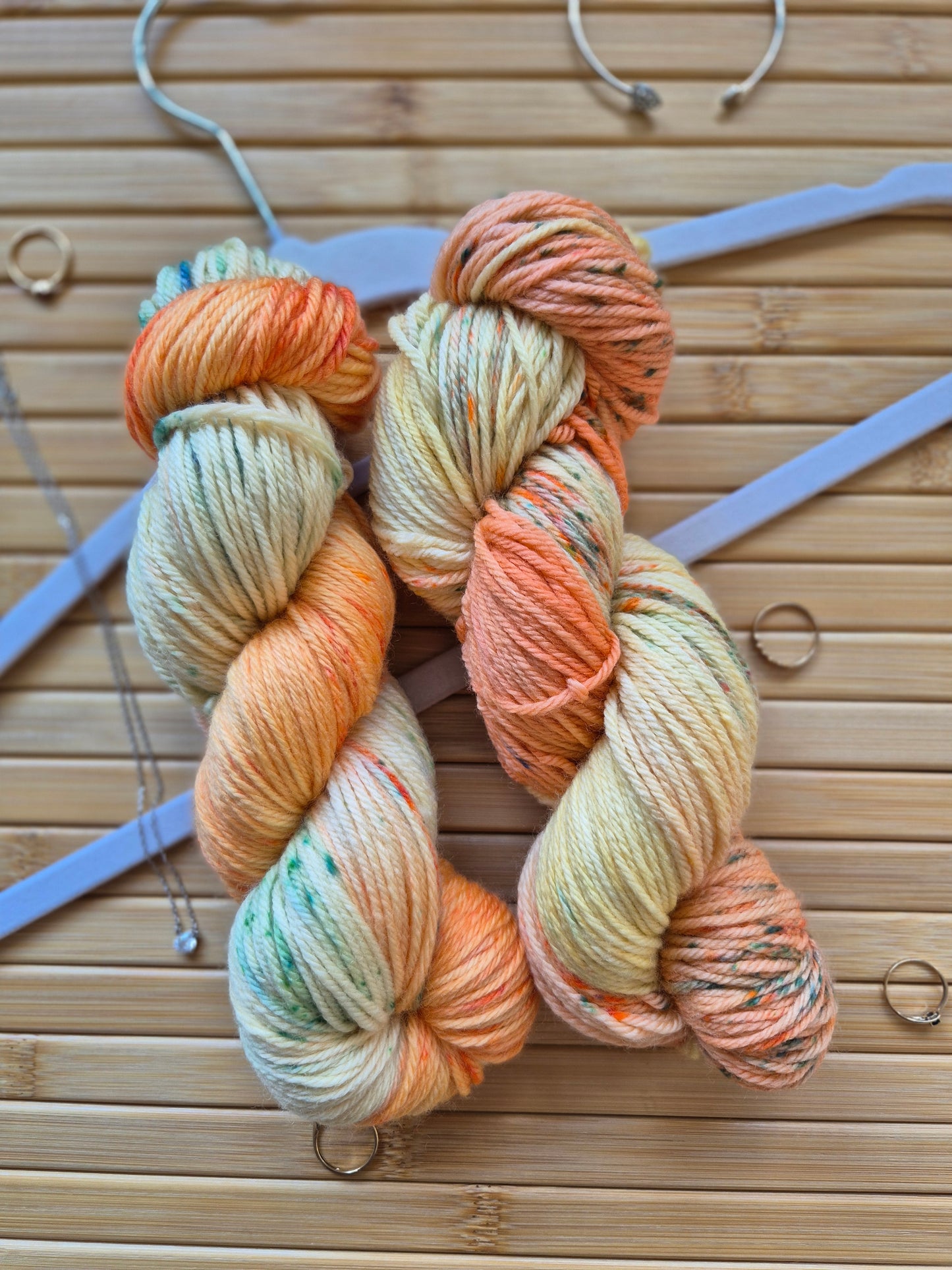Sun Conure – Hand Dyed 100% Merino Wool | 8ply & 4ply Available