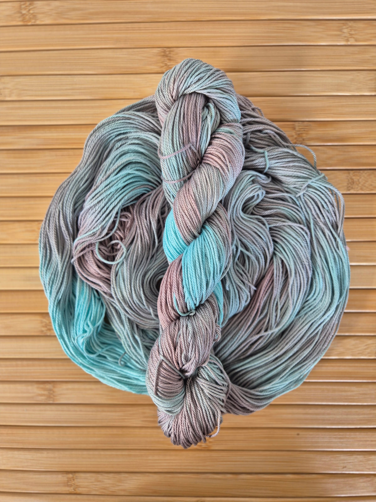 Turquoise Latte — 100% Peruvian Pima Cotton (DK/8ply)