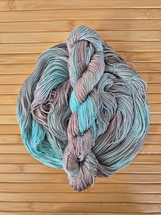Turquoise Latte — 100% Peruvian Pima Cotton (DK/8ply)