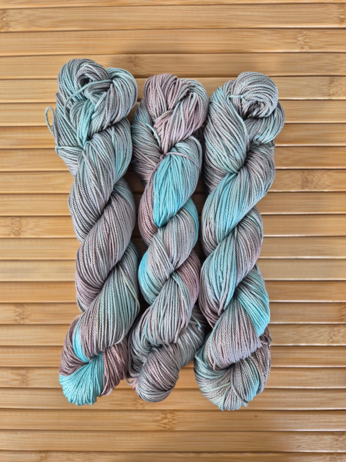 Turquoise Latte — 100% Peruvian Pima Cotton (DK/8ply)