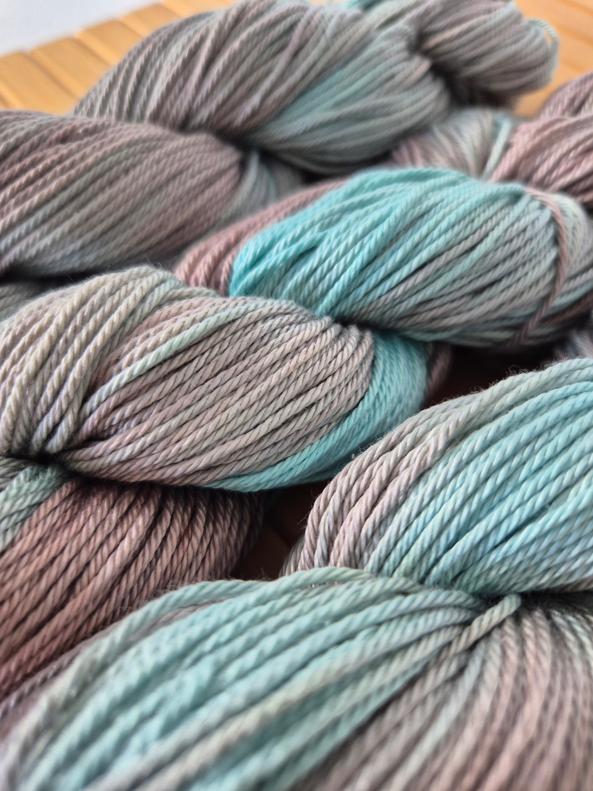 Turquoise Latte — 100% Peruvian Pima Cotton (DK/8ply)
