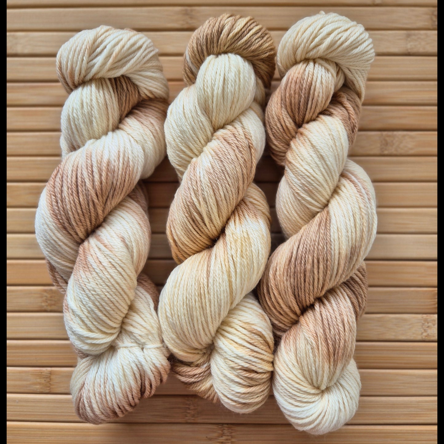 Jersey Caramel – Hand Dyed 100% Merino Wool | 8ply & 4ply Available