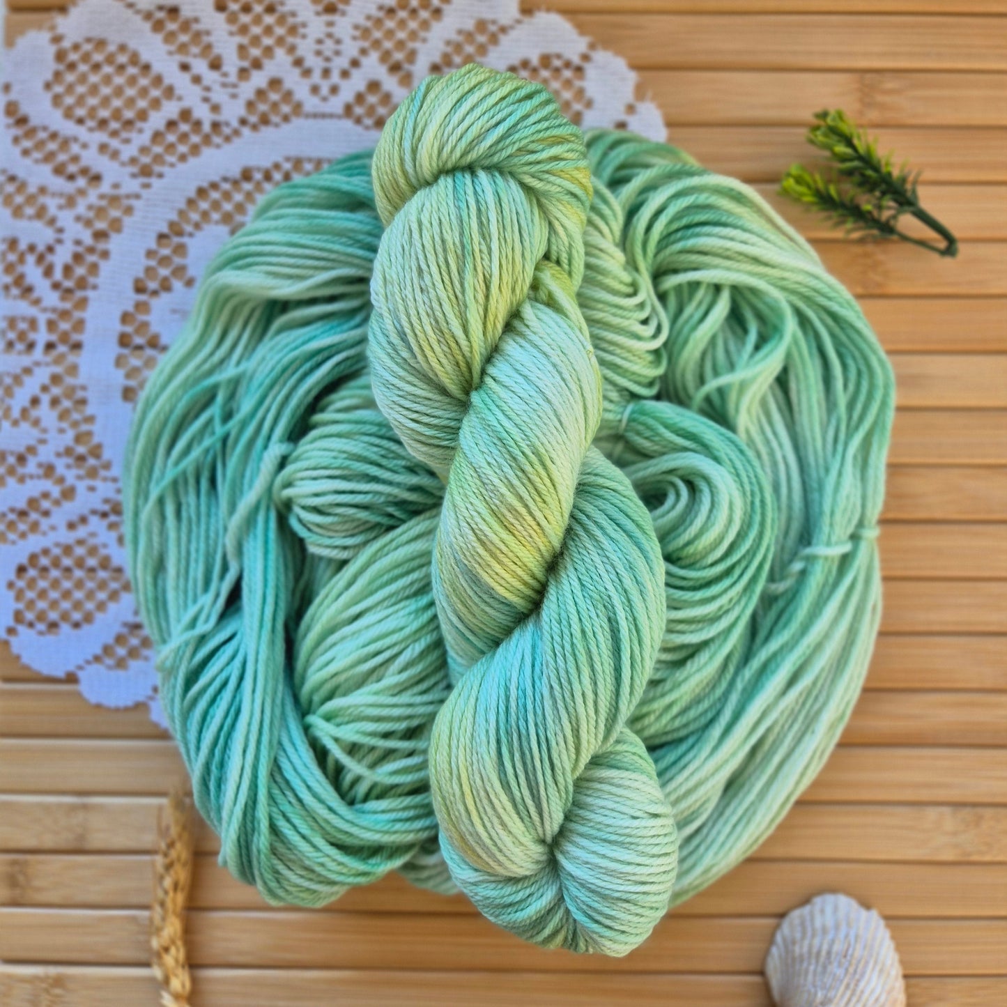 Evergreen – Hand Dyed 100% Merino Wool | 8ply & 4ply Available