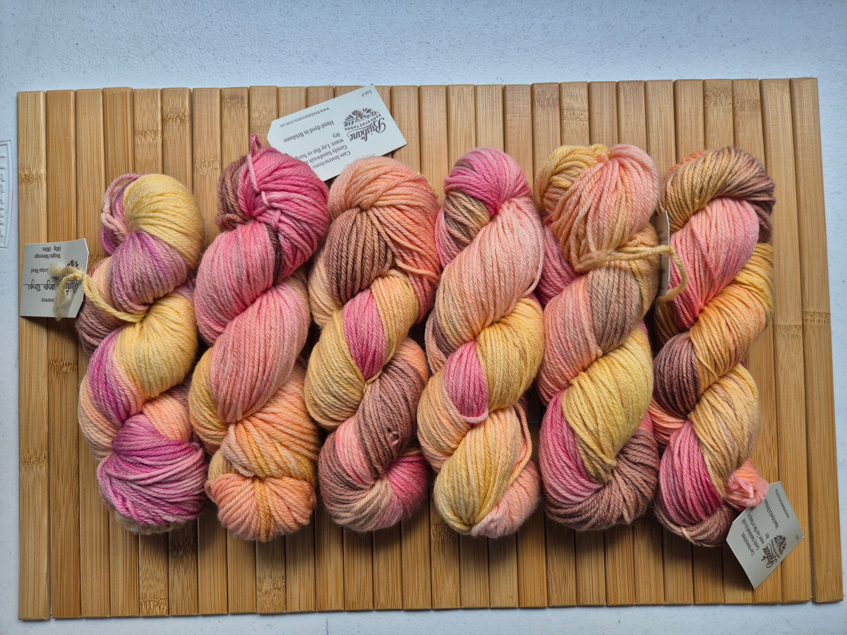 SALE - Mango Tango – Hand Dyed 100% Merino Wool | 8ply & 4ply Available