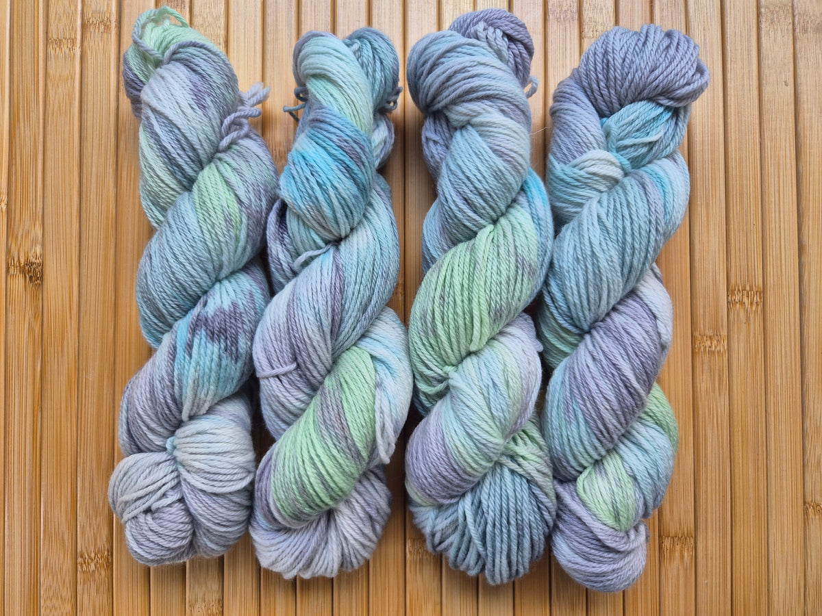 SALE - Phantom's Glow - 100% Non Superwash Merino 8ply