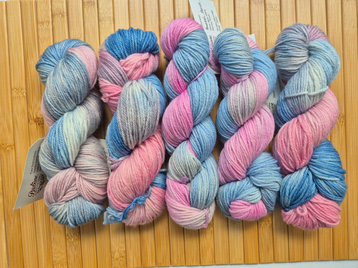 SALE - Bourke’s Parrot – Hand Dyed 100% Merino Wool | 8ply & 4ply Available